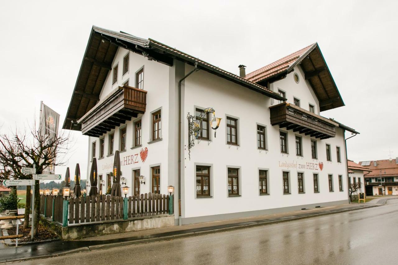 Landgasthof Zum Herz Trauchgau Exterior foto